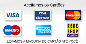 Cartões aceitos